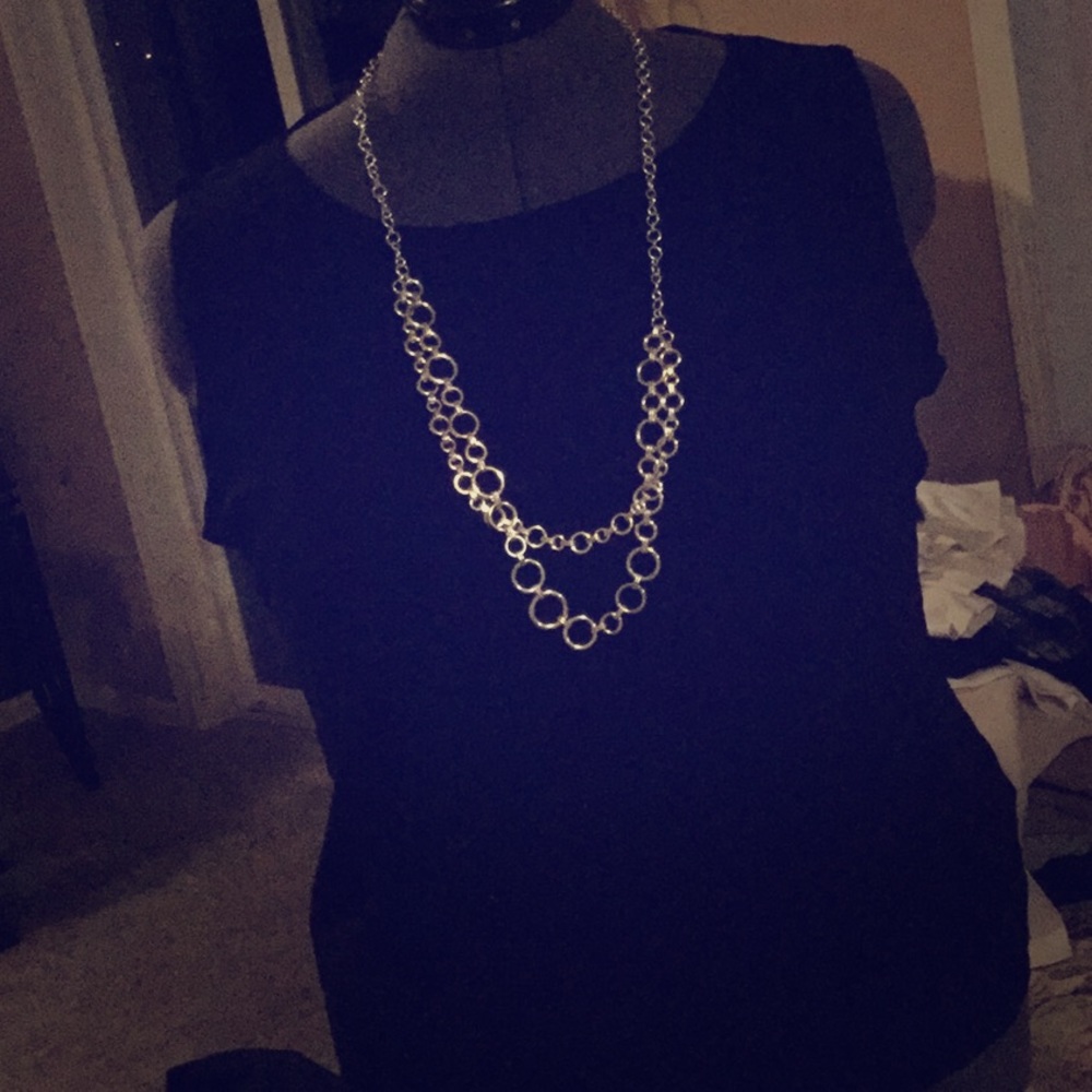 Silky black tank